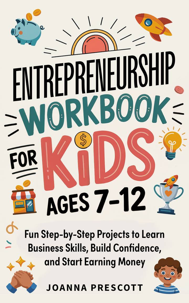 Entrepreneurship Workbook for Kids Ages 7-12 by Joanna Prescott — book cover
